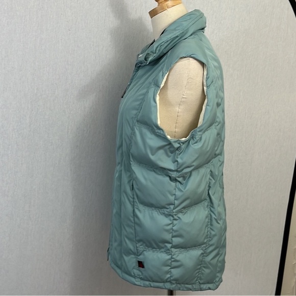 Woolrich Blue Grass Women’s Sz M Puffer Vest Full Zip Pockets Quilted - Picture 10 of 10